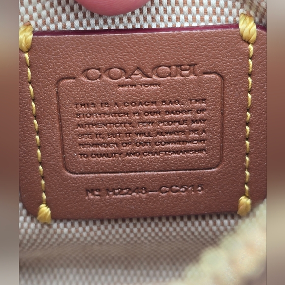Coach 1941 Rogue Satchel 12 In Signature Jacquard , GUC - Picture 11 of 16